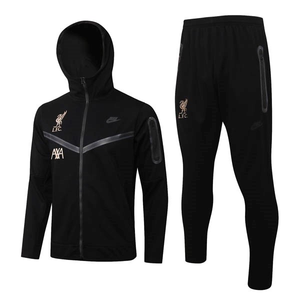 Chandal Con Capucha Liverpool 2022/23 Negro